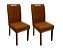 Mesa de Jantar Bali Circular 1.10×1.10 Vidro c/4 Cadeiras Isa em Veludo - Minas Plac/Ouro Decor - Imagem 3