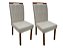 Mesa de Jantar Bali Circular 1.10×1.10 Vidro c/4 Cadeiras Isa em Veludo - Minas Plac/Ouro Decor - Imagem 6