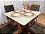 Mesa de Jantar Madri 0.90x0.90 Com 4 Cadeiras Londres Veludo - Imagem 10