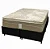 Base Bipartida com Colchão Dom Casal com Molas Ensacadas 75x188x138 Bio Flex - Imagem 1