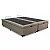 Box Baú Queen Bipartido Eli Milão Korino Bege Nature + Colchão Queen Prime Light Marrom 158x198x72 Molas Ensacadas Orthoprime | Suporta até 240kg - Imagem 4