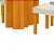Mesa de Jantar Recife 160x080 com 6 Cadeiras Viero - Imagem 3