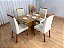 Mesa de Jantar Salinas Cinamomo 1.20×0.80 s/Vidro c/4 Cadeiras Isa - Imagem 2