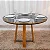 Mesa de Jantar Atlanta Redonda 120cm /Base Madeira - Minas Plac + 4 Cad. Isabela Linho Bege 01 Madeira KM Decor - Imagem 14