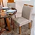 Mesa de Jantar Atlanta Redonda 120cm /Base Madeira - Minas Plac + 4 Cad. Isabela Linho Bege 01 Madeira KM Decor - Imagem 12