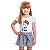 Conjunto Feminino Infantil – Blusa de Cotton e Short Listrado - Imagem 1