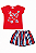 Conjunto Elian Curto Menina – Vermelho - Imagem 2