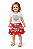 Conjunto Infantil Menina com Estampa e Strass Conchinhas - Imagem 1