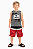 Conjunto Infantil Masculino – Regata em Meia Malha e Bermuda em Tactel - Imagem 1