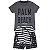 Conjunto Infantil Masculino Camiseta Mescla e Bermuda Preto Coqueiro Tmx - Imagem 1