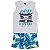 Conjunto Infantil Masculino Regata Machão Mescla Kayak e Bermuda Azul - Imagem 1