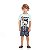 Conjunto Primeiros Passos Masculino Camiseta Meia Malha - Bermuda Tactel Shark TMX - Imagem 1