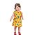 Vestido Bebê/Infantil Menina Dinos Amarelo - Alenice - Imagem 1