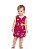 Vestido Bebê/Infantil Menina Fundo do Mar Pink - Alenice - Imagem 1