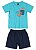 Conjunto Bee Loop Camiseta Meia Malha e Bermuda Moletinho - Imagem 2