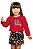 Vestido Infantil Menina Happy Preto - Elian - Imagem 1