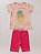 Conjunto Infantil Feminino Minore – Blusa Estampa Abacaxi e Bermuda Ciclista - Imagem 2