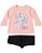 Conjunto Kely Kety Bebê Menina Moletom Felpado com Estampa Bichinhos Love - Imagem 3