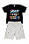 Pijama Infantil Masculino – Conjunto “Make the Future” 🖤✨ - Imagem 2