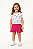 Conjunto Infantil Feminino Blusa + Short Kyly - Imagem 1