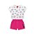Conjunto Infantil Feminino Blusa + Short Kyly - Imagem 2