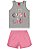 Conjunto Elian Infantil Menina Verão com Estampa Cool Girl Corações - Imagem 1