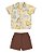 Conjunto Bebê Menino Elian Camisa Estampada e Bermuda - Imagem 2