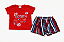 Conjunto Bebê Menina Vermelho - Imagem 2