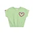 Blusa Cropped Infantil Manga Curta - Imagem 1