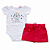 Conjunto Menina Bebê Body e Short Saia - Imagem 2