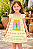 Vestido Menina Estampa Borboleta Fakini - Imagem 1
