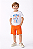 Conjunto Infantil Masculino LP Kids – Estilo Casual Moderno 🧡 - Imagem 1