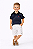 Conjunto Infantil Masculino Camisa Polo e Bermuda Sarja - Imagem 1