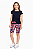 Conjunto Infantil Feminino Blusa e Bermuda Ciclista - Imagem 1