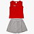 Conjunto Infantil Feminino Angerô – Blusa + Short Saia - Imagem 2