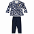 Conjunto Infantil Feminino – Estampa Corações com Legging - Imagem 1