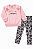 Conjunto de Moletom Infantil Menina Kely Kety com Legging em Cotton - Imagem 2