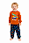 Pijama Infantil Masculino 100% Algodão – Brilha no Escuro - Imagem 1