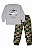 Pijama Infantil Masculino Dinossauro – Brilha no Escuro | 100% Algodão - Imagem 3