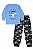 Pijama Infantil Masculino Dinossauro – Brilha no Escuro | 100% Algodão - Imagem 2