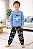 Pijama Infantil Masculino Dinossauro – Brilha no Escuro | 100% Algodão - Imagem 1