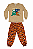 Pijama Infantil Masculino Brilha no Escuro 100% Algodão - Imagem 4