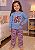 Pijama Infantil Feminino 100% Algodão – Estampa Mágica que Brilha no Escuro - Imagem 1