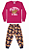 Pijama Infantil Feminino 100% Algodão – Estampa que Brilha no Escuro - Imagem 4