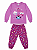 Pijama Infantil Feminino 100% Algodão – Estampa que Brilha no Escuro - Imagem 3