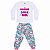 Pijama Infantil Feminino Brilha no Escuro100% Algodão – Unicórnios - Imagem 2