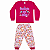 Pijama Infantil Feminino Brilha no Escuro100% Algodão – Unicórnios - Imagem 3