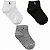 Kit Meia 3 Pares - Branco, Cinza e Preto - 02725-0910 - Lupo Kids - Imagem 1