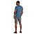 Camiseta T-Shirt Poliamida Básica Masculina 77053 Esporte - Azul - Lupo - Imagem 4
