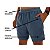 Short para Corrida Masculino LSport AM Fit Confort 76465 - Azul - Lupo - Imagem 4